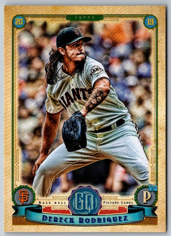 2019 Topps Gypsy Queen Green Dereck Rodriguez #61