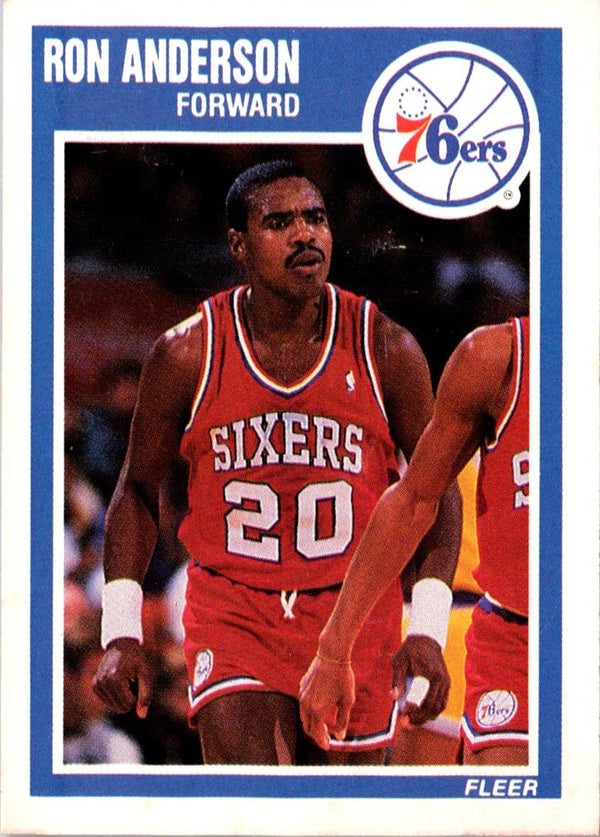 1989 Fleer Ron Anderson #112 Rookie