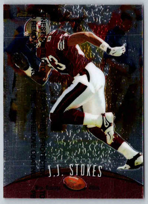 1998 Topps Finest Football J.J. Stokes #252