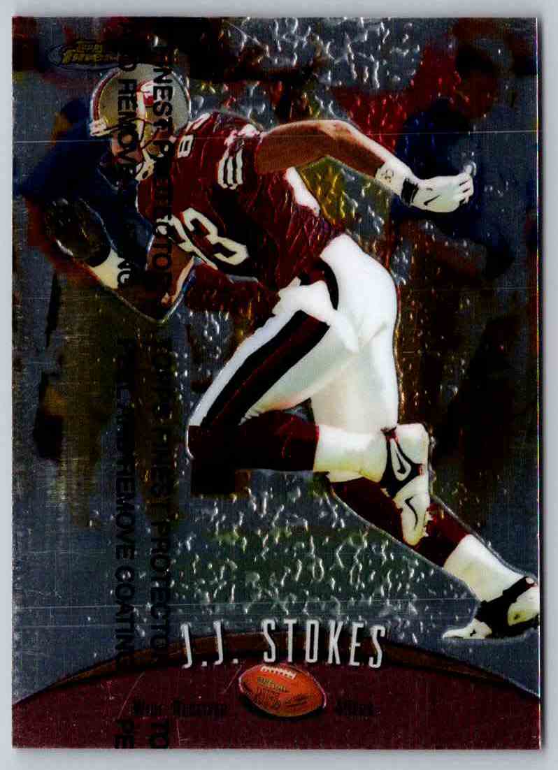 1998 Topps Finest Football J.J. Stokes
