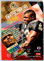 1994 Topps Stadium Club Football Wayne Martin #482