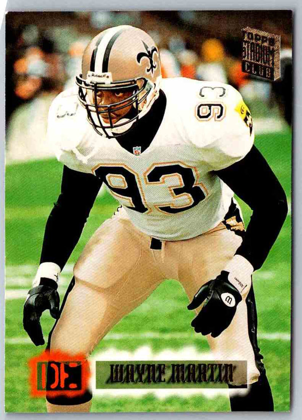 1994 Topps Stadium Club Football Wayne Martin #482