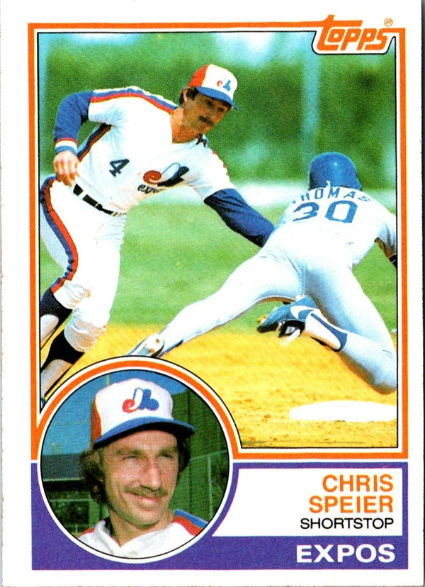 1983 Topps Chris Speier #768