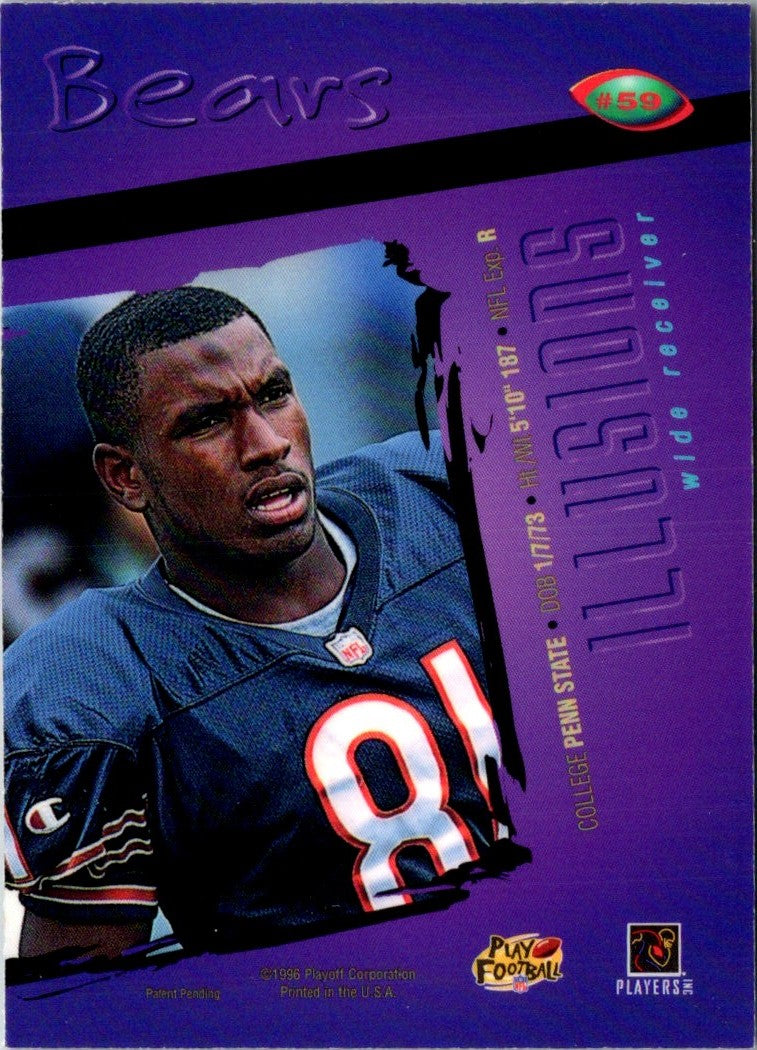 1996 Playoff Illusions Bobby Engram