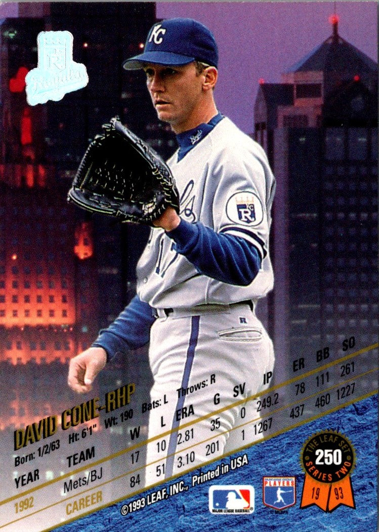 1993 Leaf David Cone