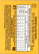 1987 Donruss Dwayne Henry