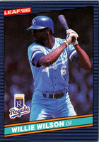 1986 Leaf Willie Wilson #106