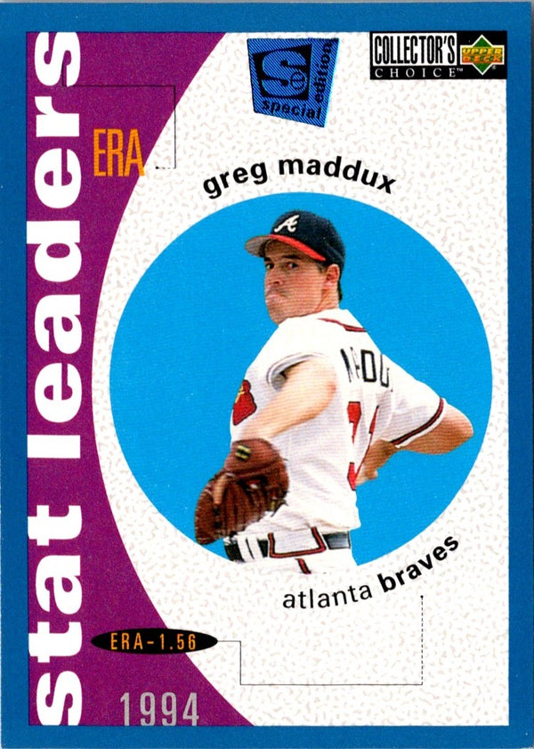 1995 Collector's Choice SE Greg Maddux #142