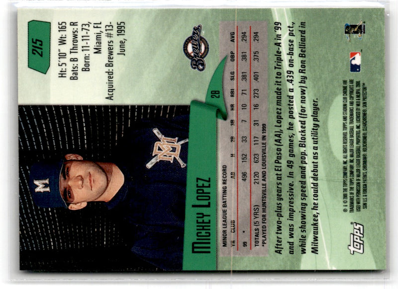 1997 Stadium Club Javy Lopez