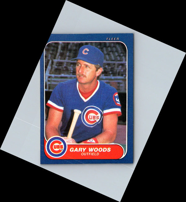 1986 Fleer Gary Woods #385