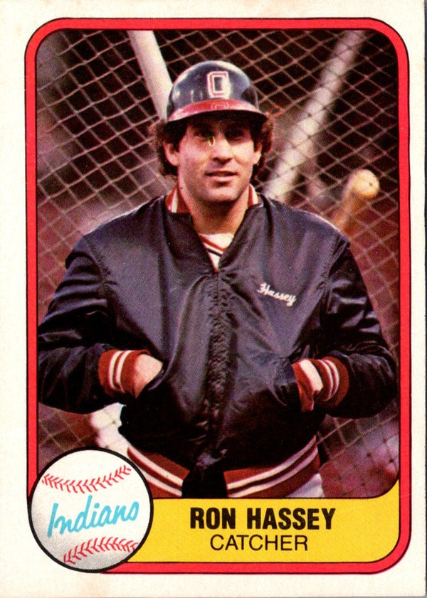 1981 Fleer Ron Hassey #405