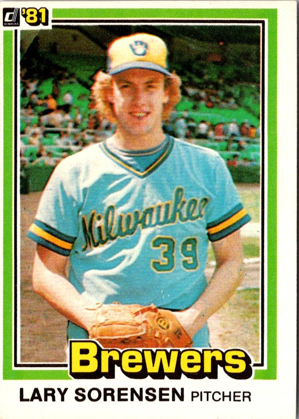 1981 Donruss Lary Sorensen #325