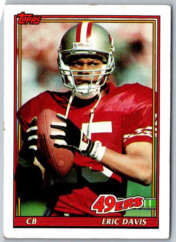 1991 Topps Football Eric Davis #79