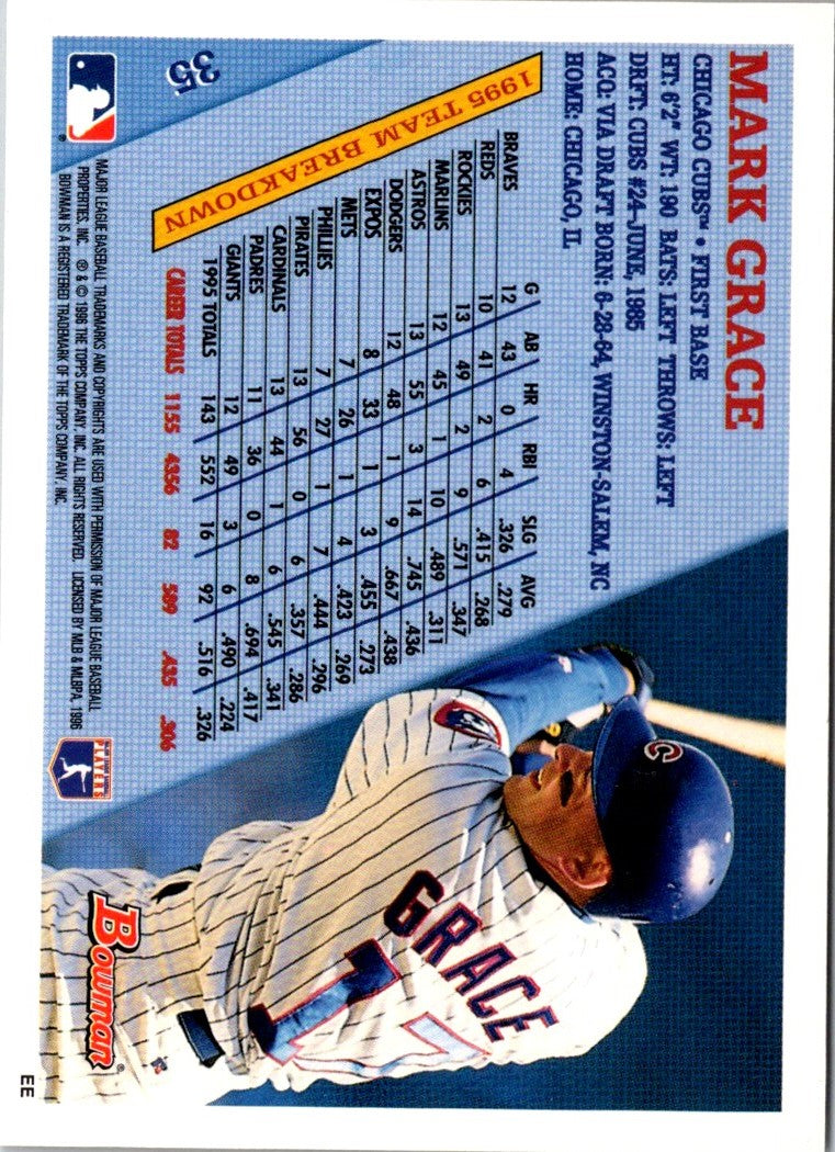 1996 Bowman Mark Grace