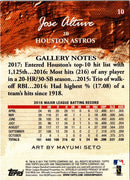 2017 Topps Gallery Jose Altuve
