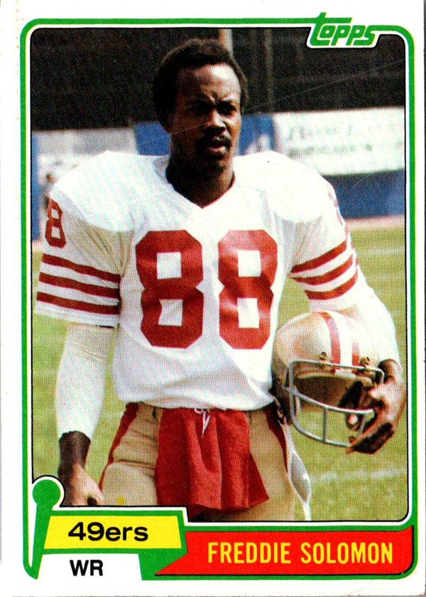 1981 Topps Freddie Solomon #148 EX