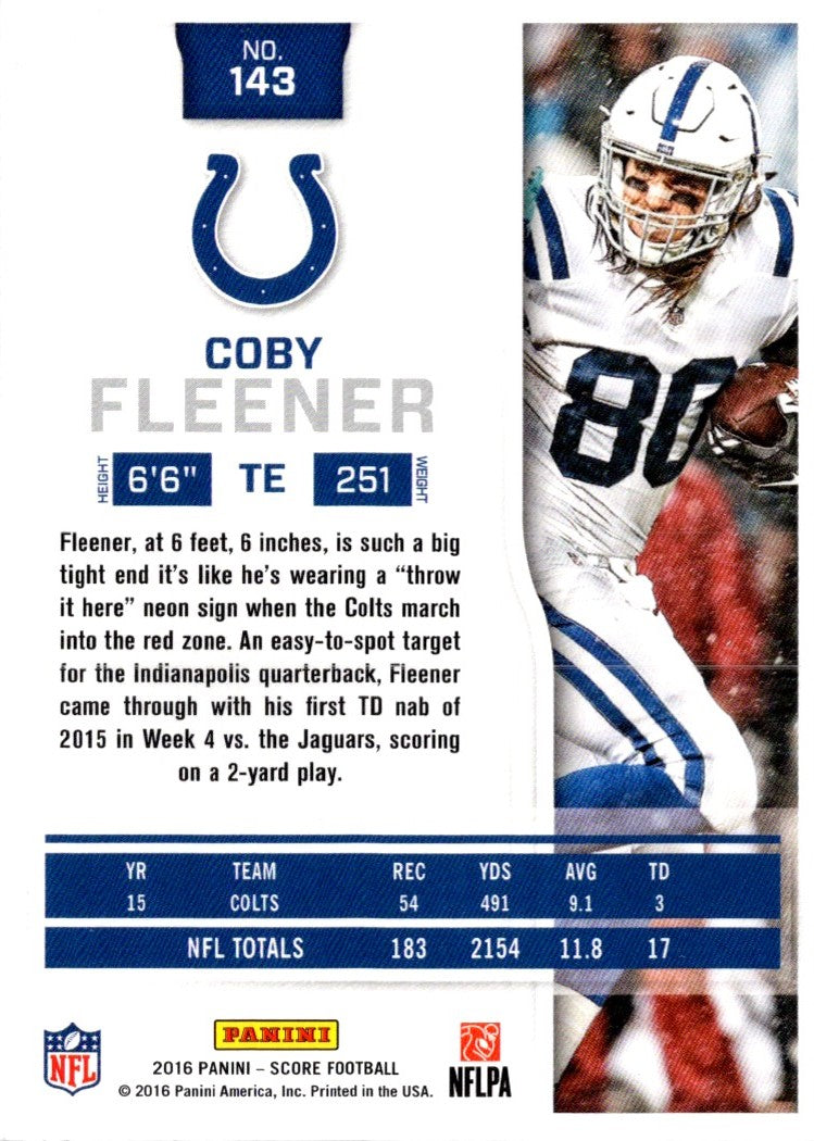 2016 Score Coby Fleener