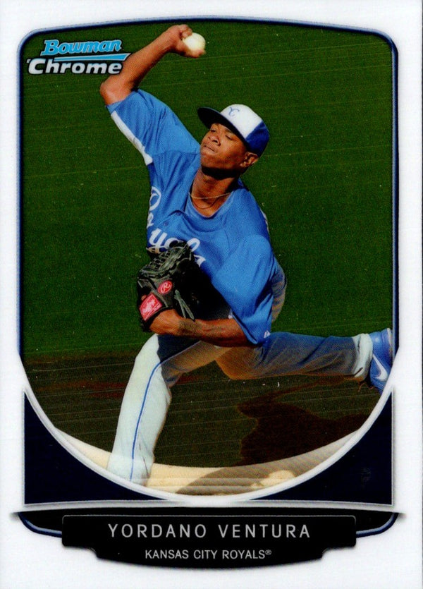 2013 Bowman Draft Picks & Prospects Chrome Top Yordano Ventura #TP-21