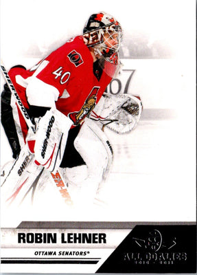 2011 Panini Limited Manufacturer's Mark Robin Lehner #60 /1