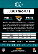 2015 Donruss Julius Thomas