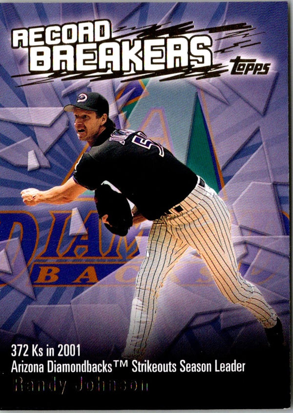 2003 Topps Record Breakers Series Randy Johnson #RB-RJ