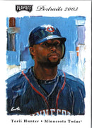 2003 Playoff Absolute Memorabilia Portraits Promos Torii Hunter