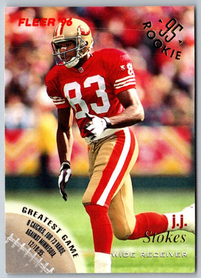 1996 Fleer J.J. Stokes #127