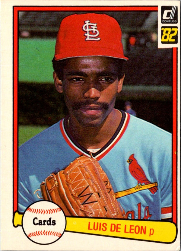 1982 Donruss Luis DeLeon #588 Rookie