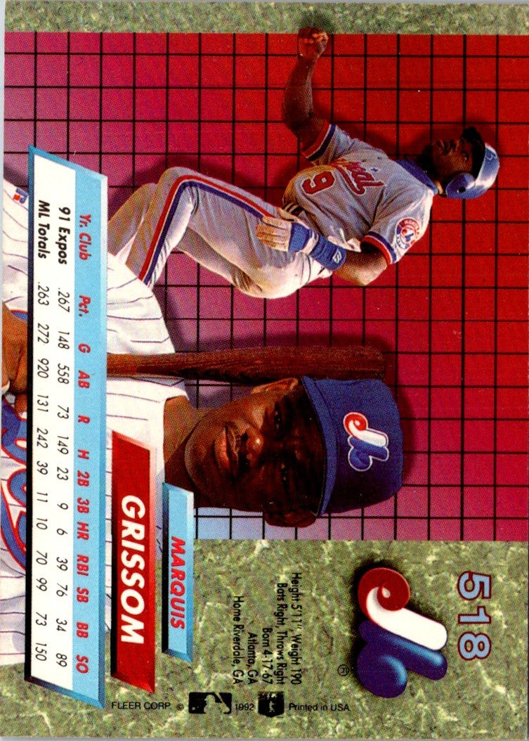 1992 Ultra Marquis Grissom