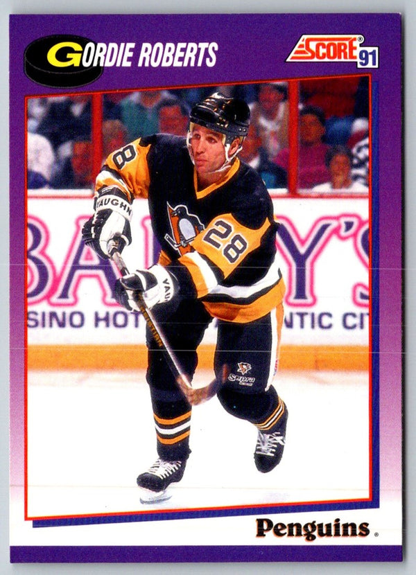 1991 Score Canadian Bilingual Gordie Roberts #422