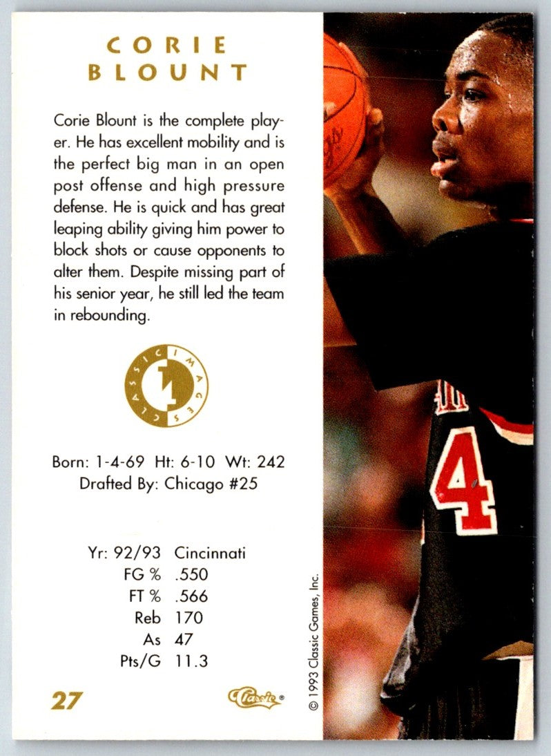 1993 Classic Corie Blount