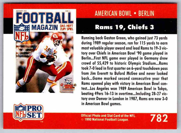 1992 Proset American Bowl: Berlin #782