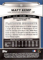 2010 Bowman Platinum Matt Kemp #13