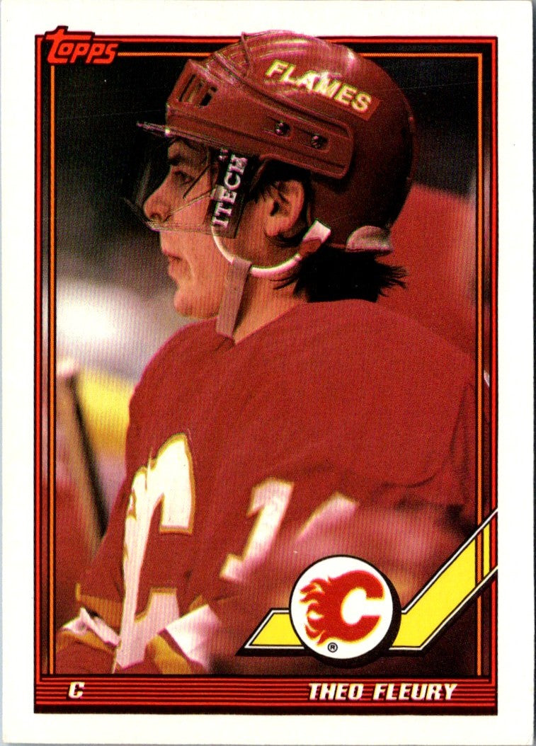 1991 Topps Theo Fleury