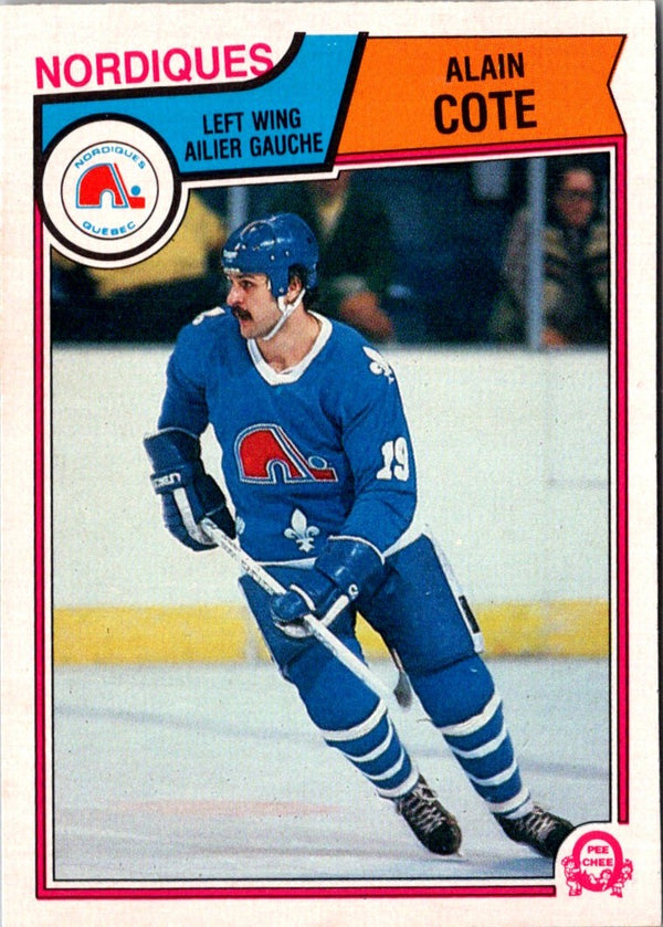 1983 O-Pee-Chee Alain Cote #291