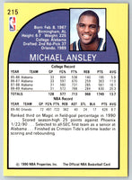 1990 Hoops Michael Ansley #215