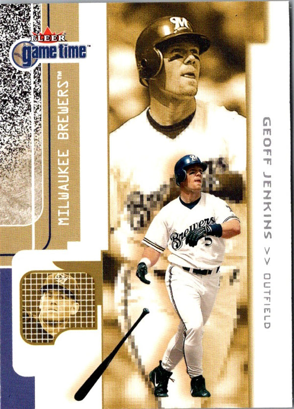 2001 Fleer Game Time Geoff Jenkins #59