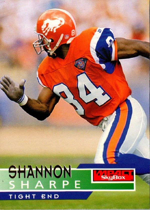 1995 SkyBox Impact Shannon Sharpe #46