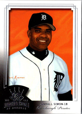 2003 Donruss Diamond Kings Randall Simon #28