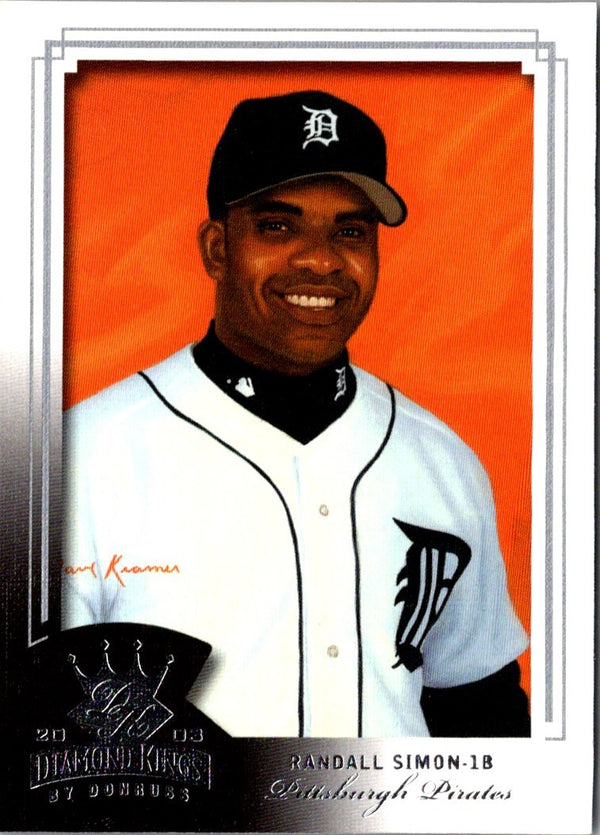 2003 Donruss Diamond Kings Randall Simon #28