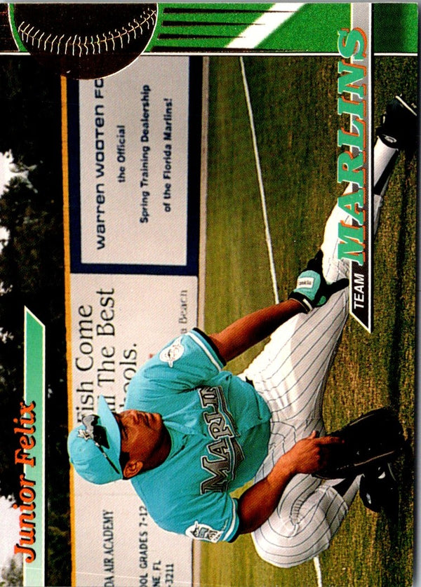 1993 Stadium Club Florida Marlins Junior Felix #8