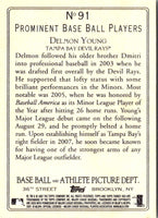 2007 Topps Turkey Red Delmon Young #91 Rookie