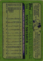 1982 Topps Blackless Steve Swisher #764