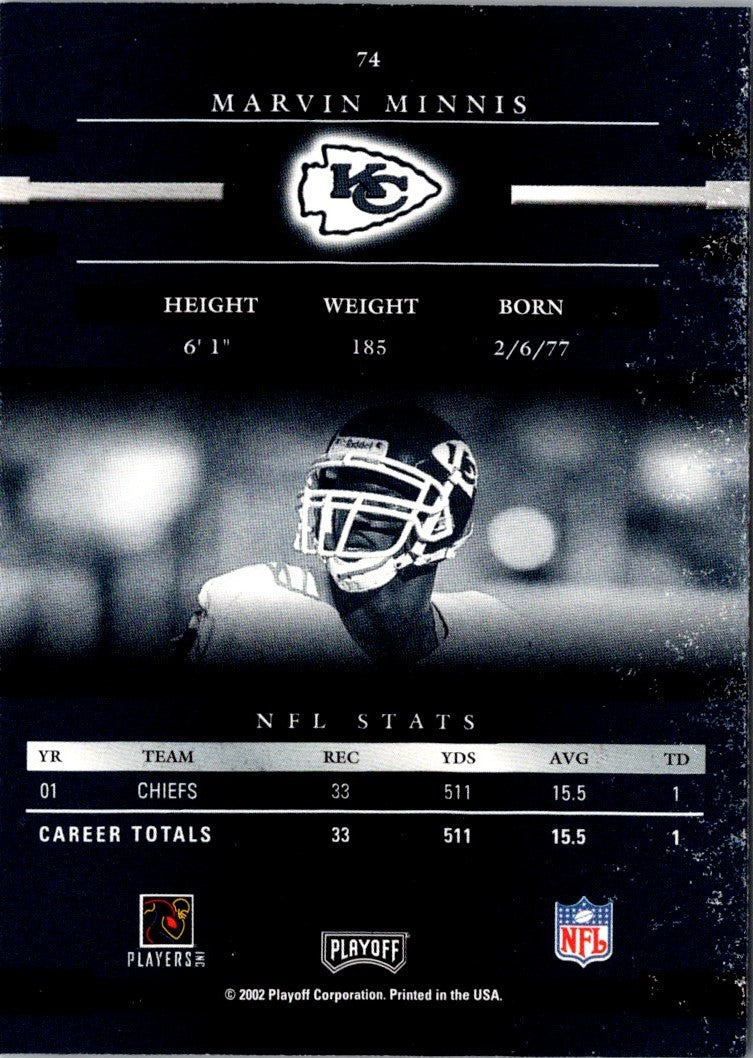 2002 Playoff Prestige Snoop Minnis