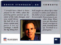 1991 ProLine Roger Staubach #85