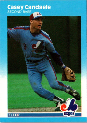 1987 Fleer Update Casey Candaele #U-16
