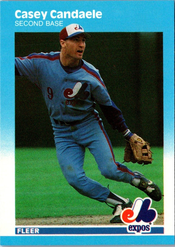 1987 Fleer Update Casey Candaele #U-16