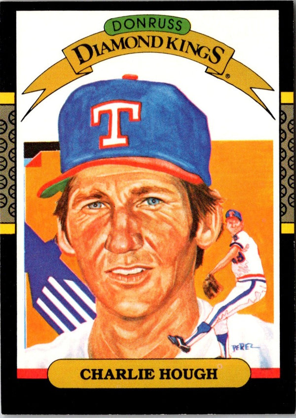 1987 Donruss Super Diamond Kings Charlie Hough #7