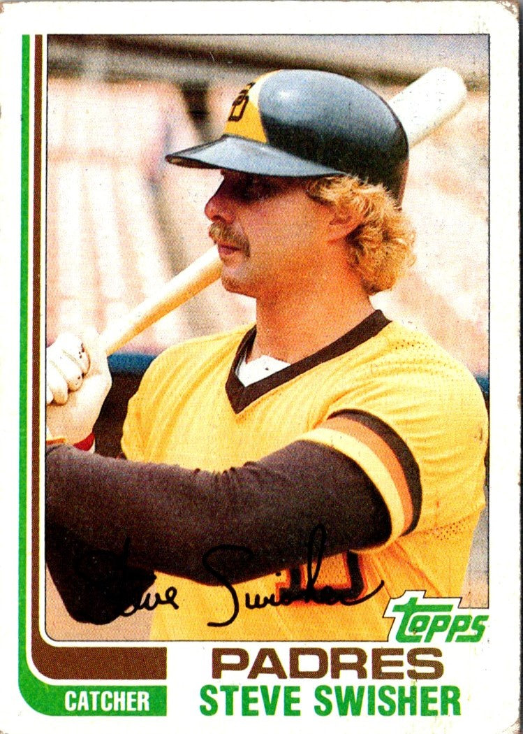 1982 Topps Blackless Steve Swisher