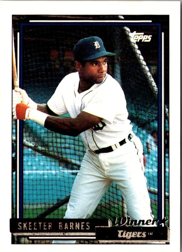 1992 Topps Skeeter Barnes #221